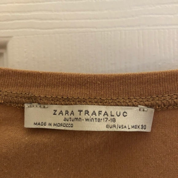 ZARA Trafakuc Women’s long sleeve crop shirt - L - Picture 2 of 4